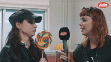 interview festivals GIF by Studio Brussel