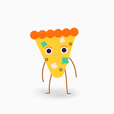boomeryang pizza character emotion comic GIF