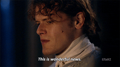 Happy Season 2 GIF by Outlander - Find & Share on GIPHY