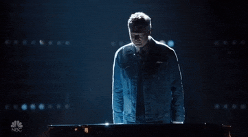blake shelton pianist GIF by The Voice