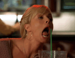 sweep drink drunk alcohol straw GIF