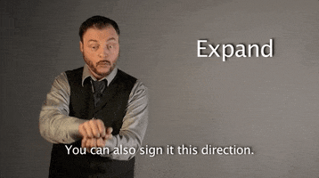 expand sign language GIF by Sign with Robert