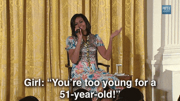 barack obama you're too young for a 51-year-old GIF by Obama