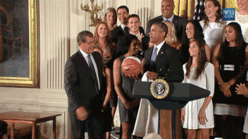 barack obama basketball GIF by Obama