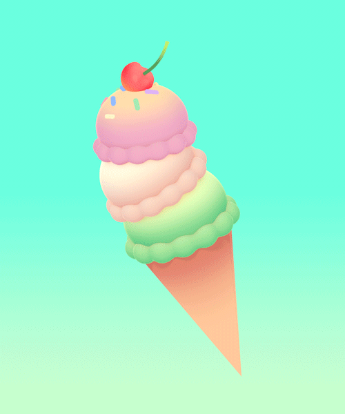 Ice Cream Spinning GIF by Michael Shillingburg Find & Share on GIPHY