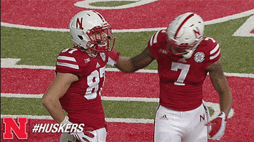 Happy College Sports GIF by Huskers