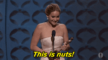 This Is Nuts Jennifer Lawrence GIF by The Academy Awards