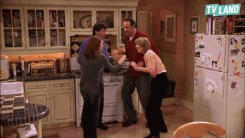 excited everybody loves raymond GIF by TV Land
