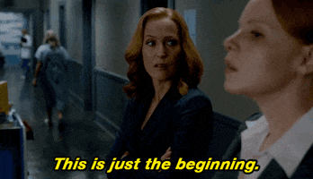 beginning gillian anderson GIF by The X-Files