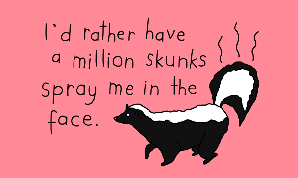 Skunk Spray GIFs - Get the best GIF on GIPHY