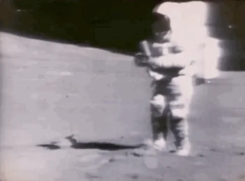 To The Moon Astronaut GIF