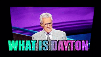 Alex Trebek Airplane GIF