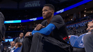 russell westbrook expression GIF by NBA