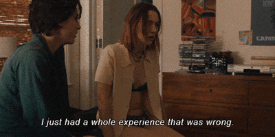 saoirse ronan i just had a whole experience that was wrong GIF by A24