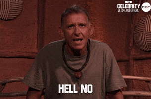 No Way Hard Pass GIF by I'm A Celebrity... Get Me Out Of Here! Australia