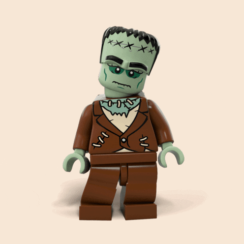 Halloween I Dont Know GIF by LEGO