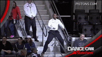 dance detroit basketball GIF by Detroit Pistons