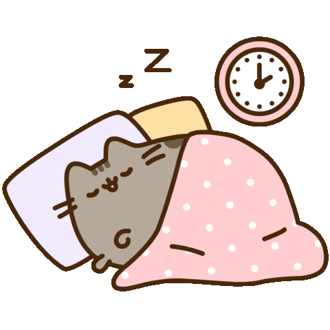 Bed Sleeping Sticker by Pusheen for iOS 
