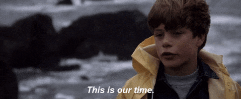 the goonies this is our time GIF