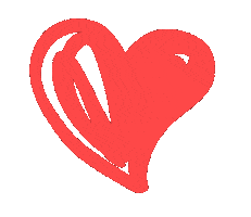 In Love Hearts Sticker