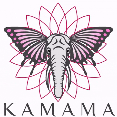 kamamalifestyle logo fitness trippy psychedelic GIF