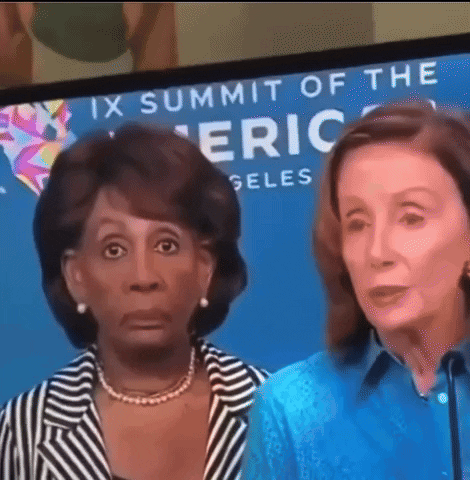 News Woman Staring Off GIF