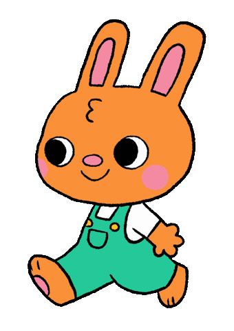 Bunny Rabbit Sticker by Bad Pug