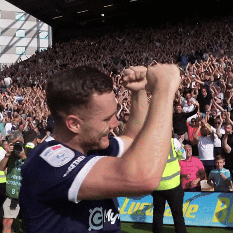 The Den Smile GIF by MillwallFC
