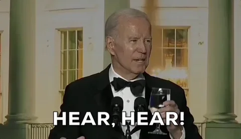 Joe Biden Cheers GIF
