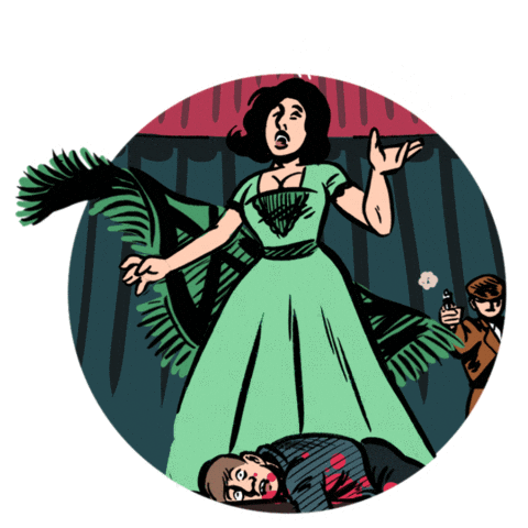 Muerto True Crime Sticker by El Extraordinario