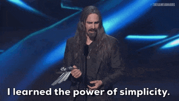I Learned The Power Of Simplicity GIF by The Game Awards