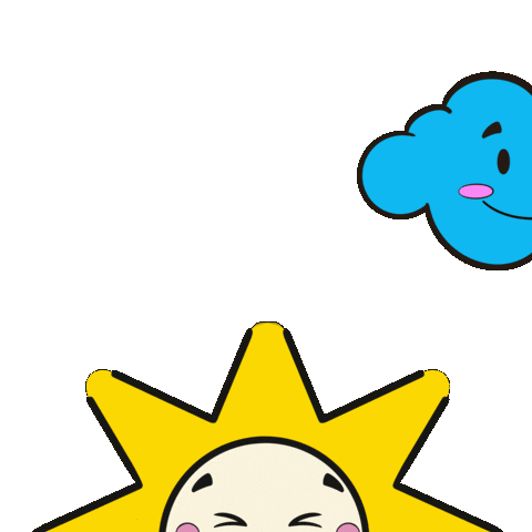 Happy Sun Sticker