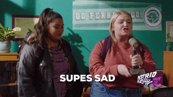 Sad GIF by Astrid and Lilly Save The World