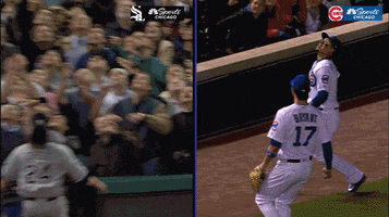 Chicago Cubs Falling GIF by NBC Sports Chicago
