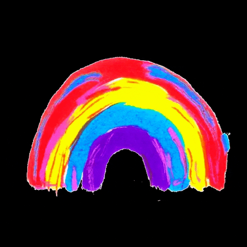 Happy Rainbow GIF