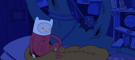 tired adventure time GIF