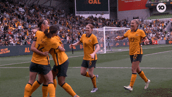 Celebration Team GIF by Football Australia