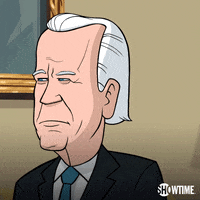 Joe Biden Shut Up GIF by Our Cartoon President