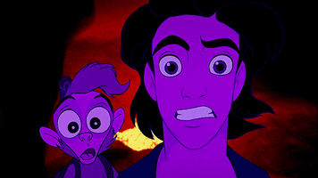 Disney Scared animated GIF