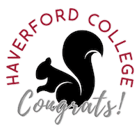 Congratulations Celebrate Sticker by Haverford College