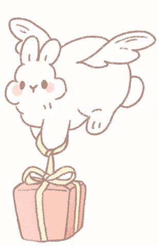 Christmas Bunny GIF