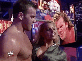 trish stratus kiss GIF by WWE