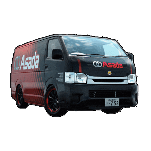 Van Transform Sticker by Asada Corporation