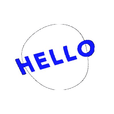 Hhhello Sticker by Twenty Twenty Agency