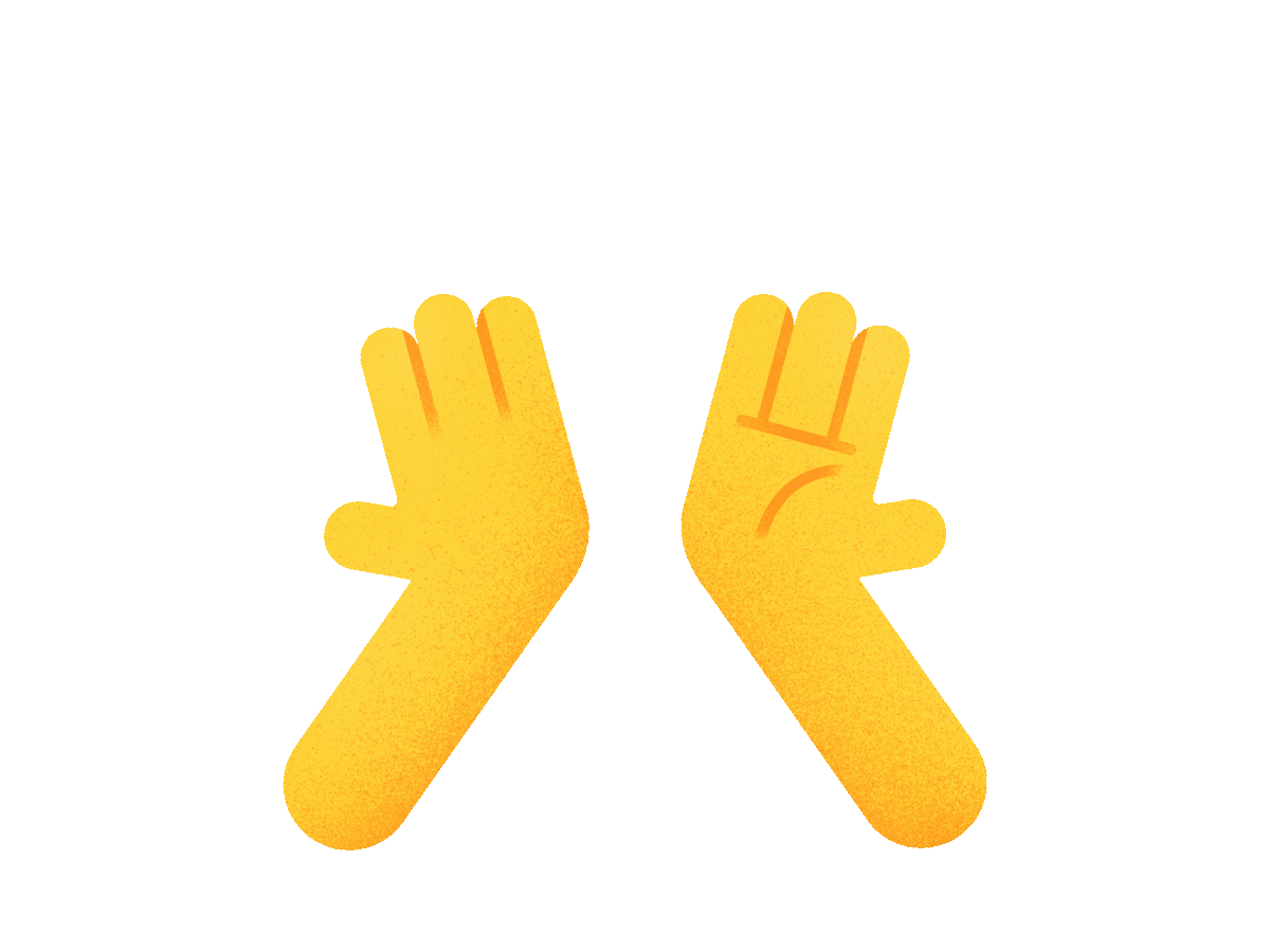 High Five Clap Sticker by Blendle for iOS & Android | GIPHY