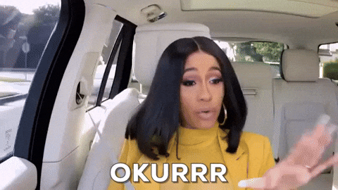 cardi b carpool karaokê GIF