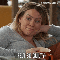 Hilary Duff Guilt GIF by YoungerTV