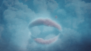 Lips Clouds GIF by zoommer