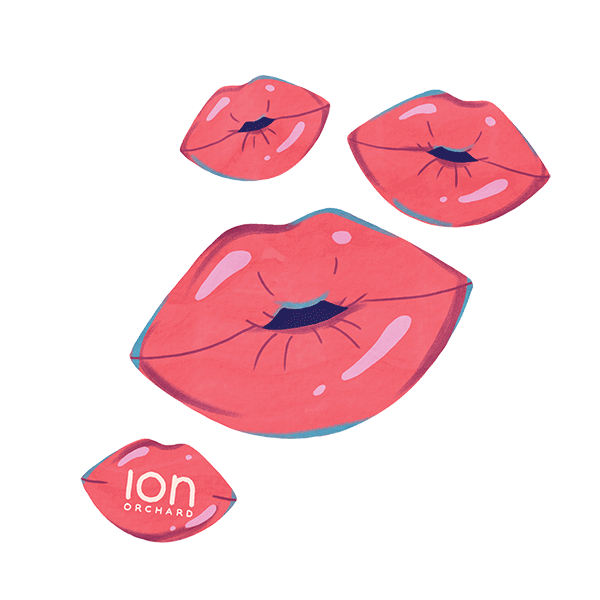 Cheers Kiss Sticker by ION Orchard for iOS & Android GIPHY