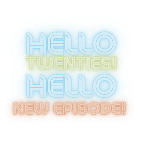 Hello Twenties Sticker
